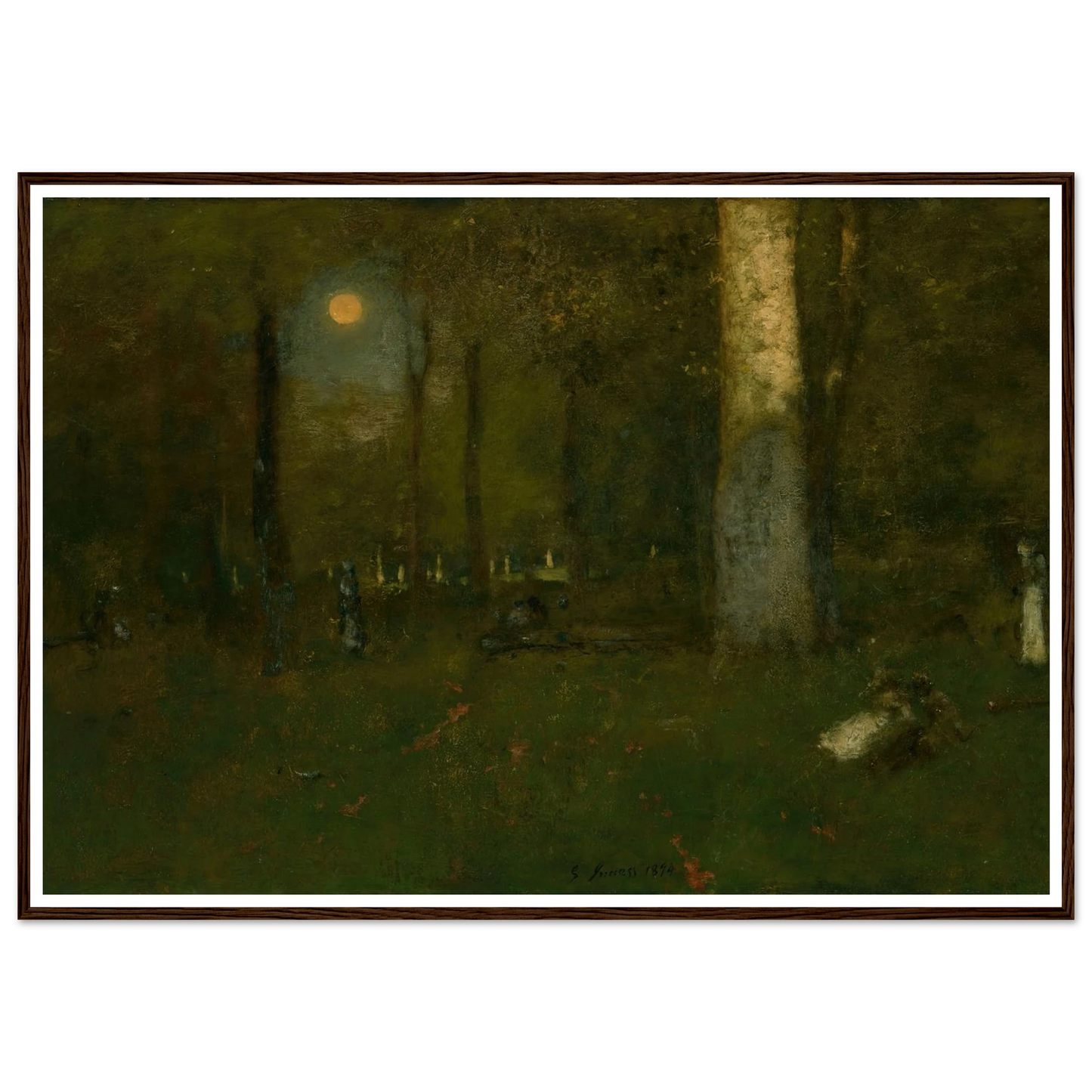 Picnic in the Woods, Montclair, New Jersey (1894) Art Print | George Inness-Quipham Collections