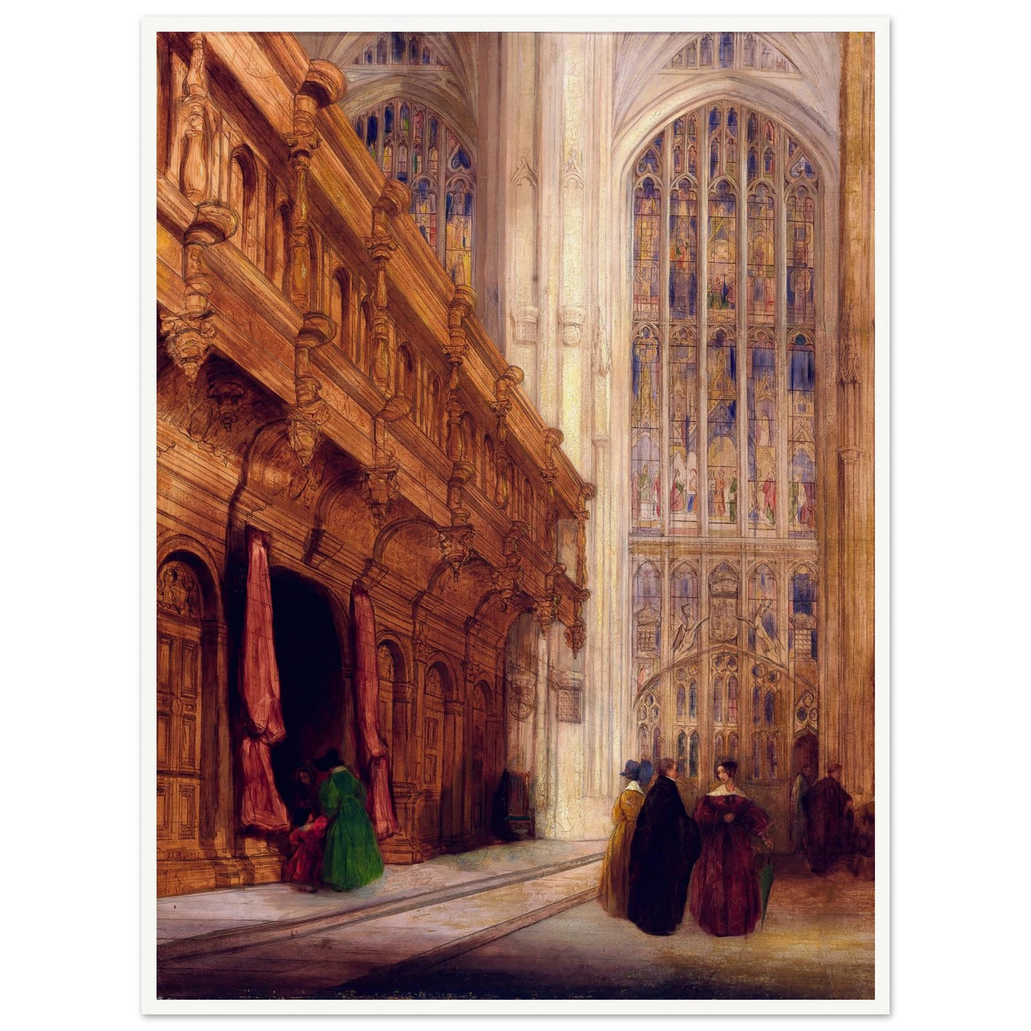 King’s College Chapel–Cambridge Art Print | David Roberts-Quipham Collections