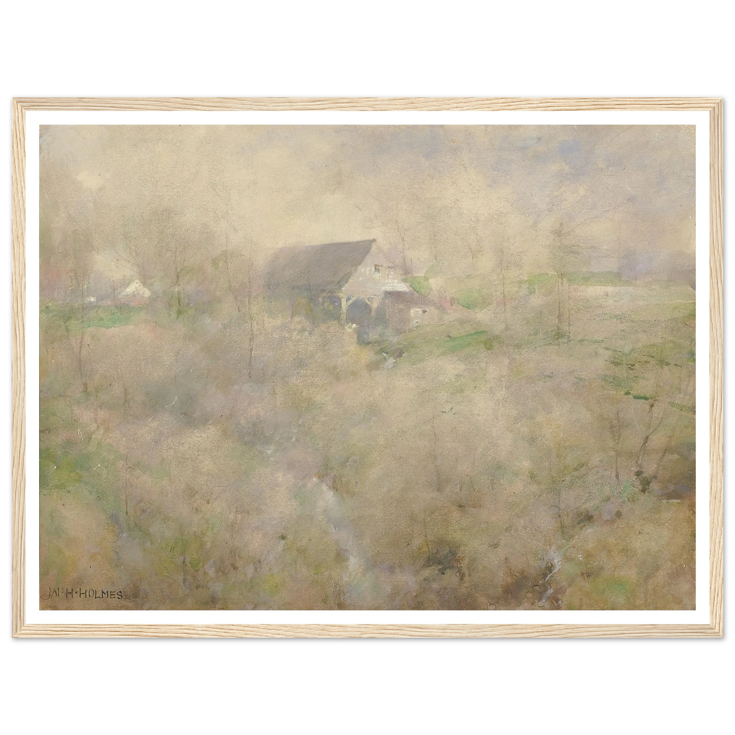 My Old Mill, Holmescroft, Near Rockville Art Print | William Henry Holmes-Quipham Collections