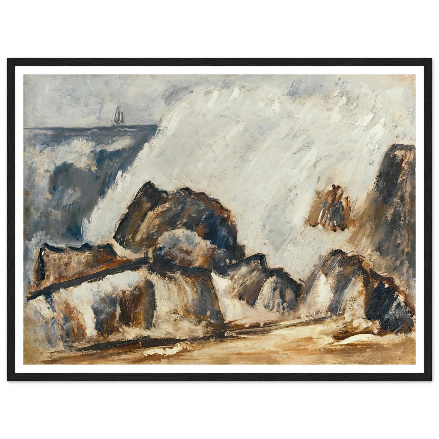 Storm Wave (1939-40) Art Print | Marsden Hartley-Quipham Collections