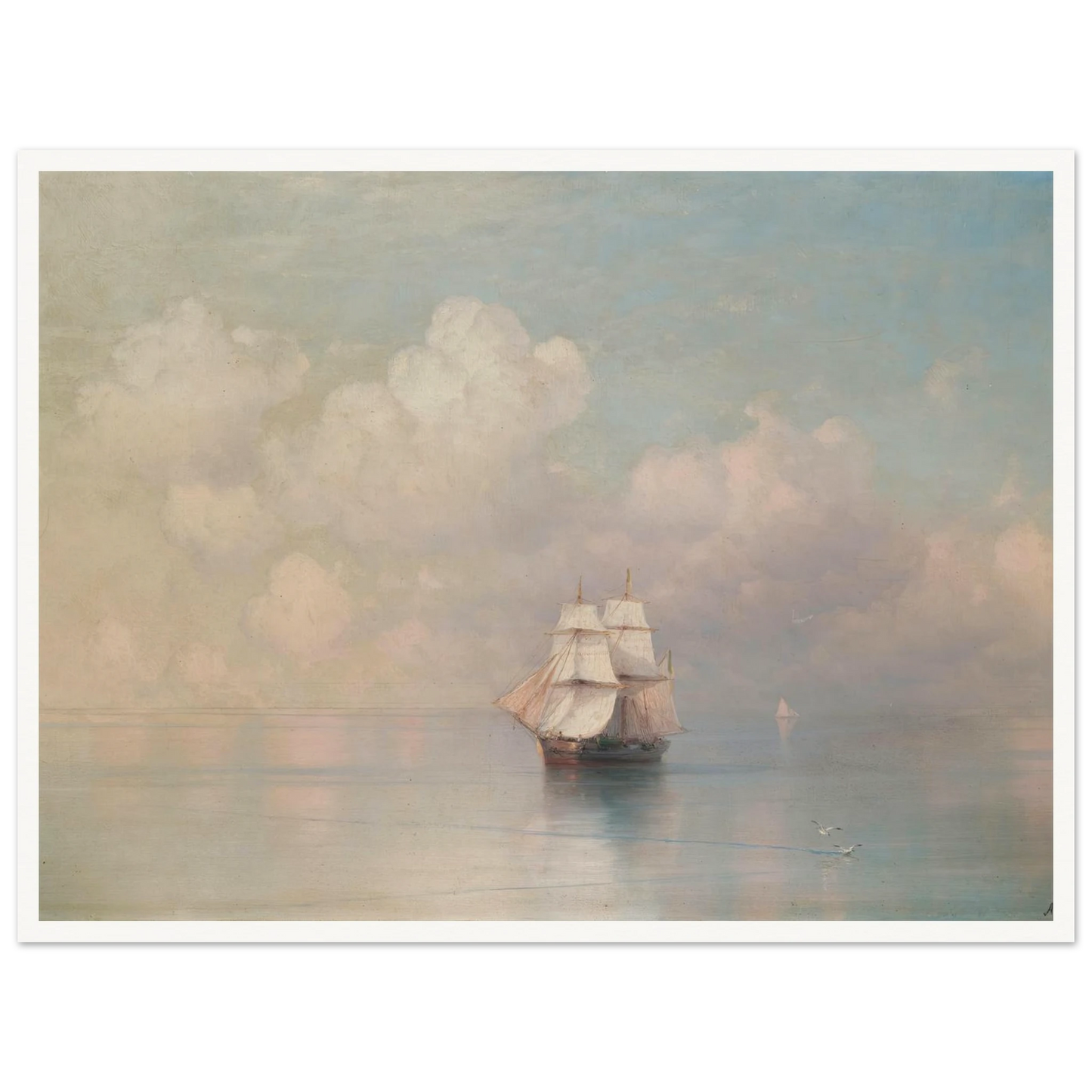 Calm Seas Art Print | Ivan Konstantinovich Aivazovsky-Quipham Collections