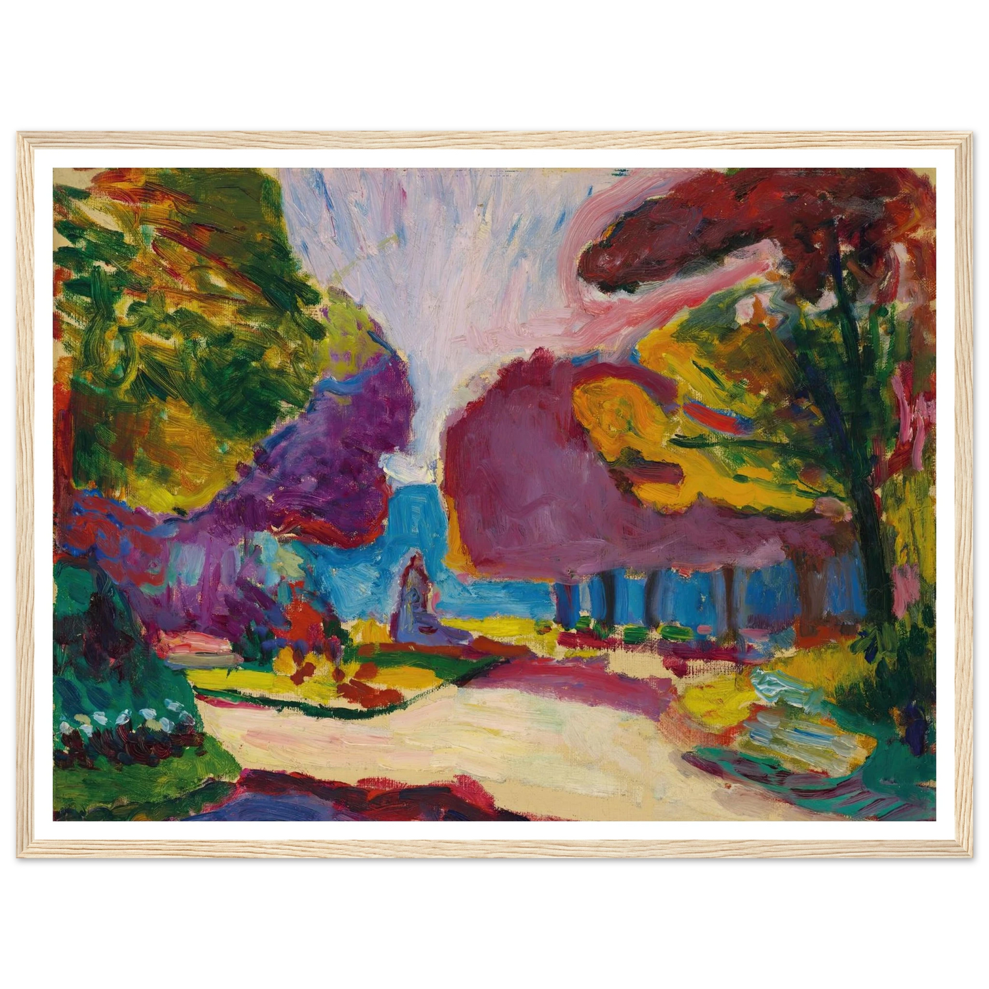 Jardin du Luxembourg, Paris (1902) Art Print | Henri Matisse-Quipham Collections