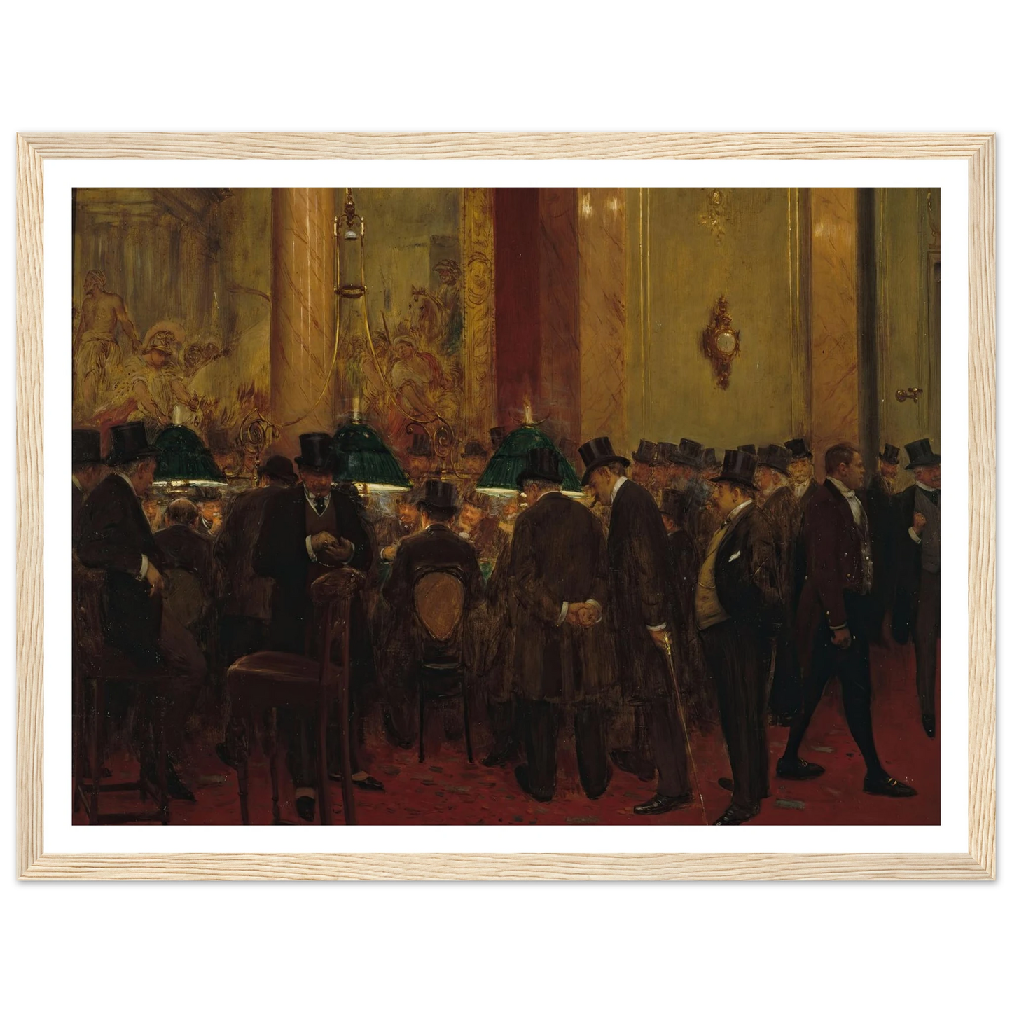 Au cercle (1908) Art Print | Jean Beraud-Quipham Collections
