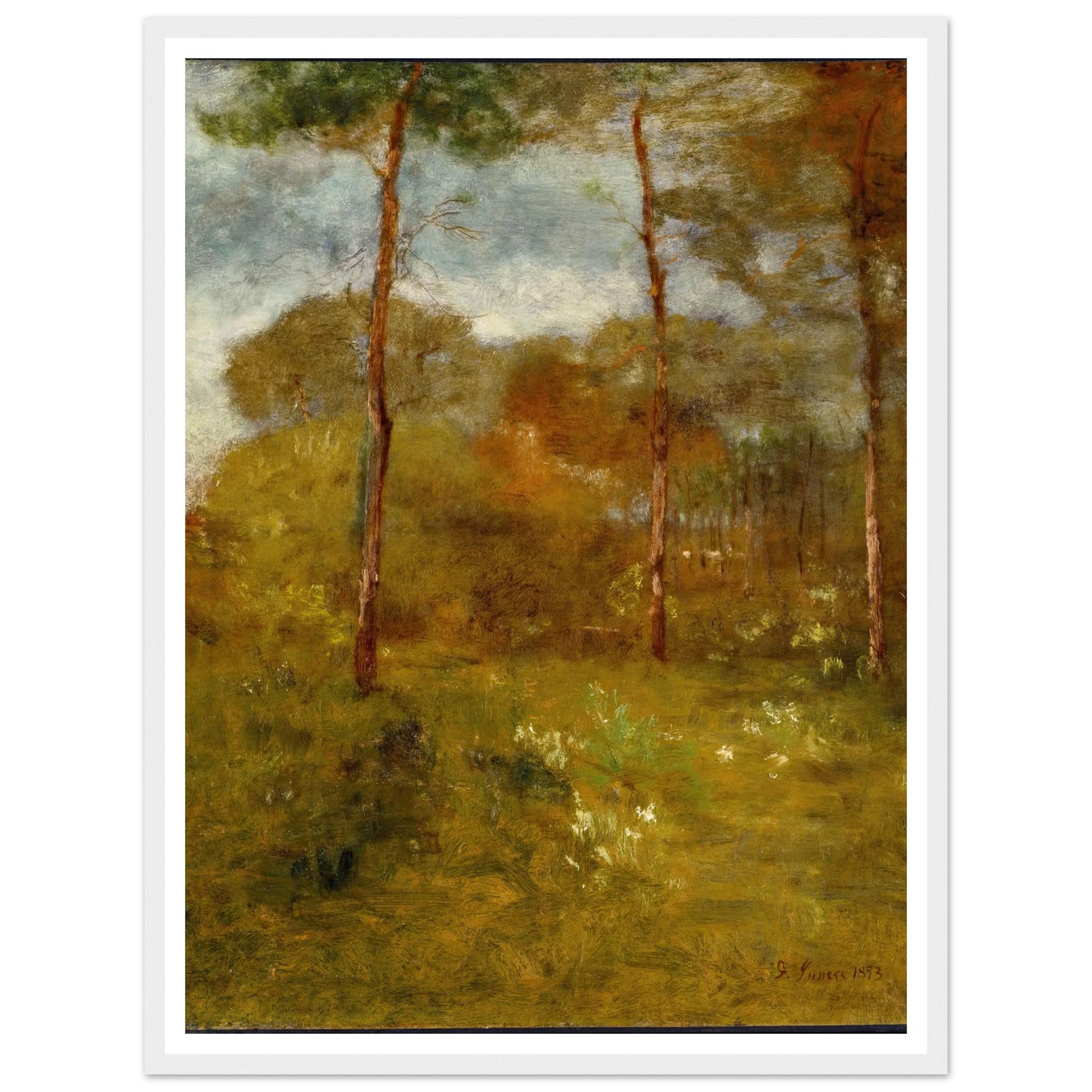 Orange Road, Tarpon Springs (1893) Art Print | George Inness-Quipham Collections