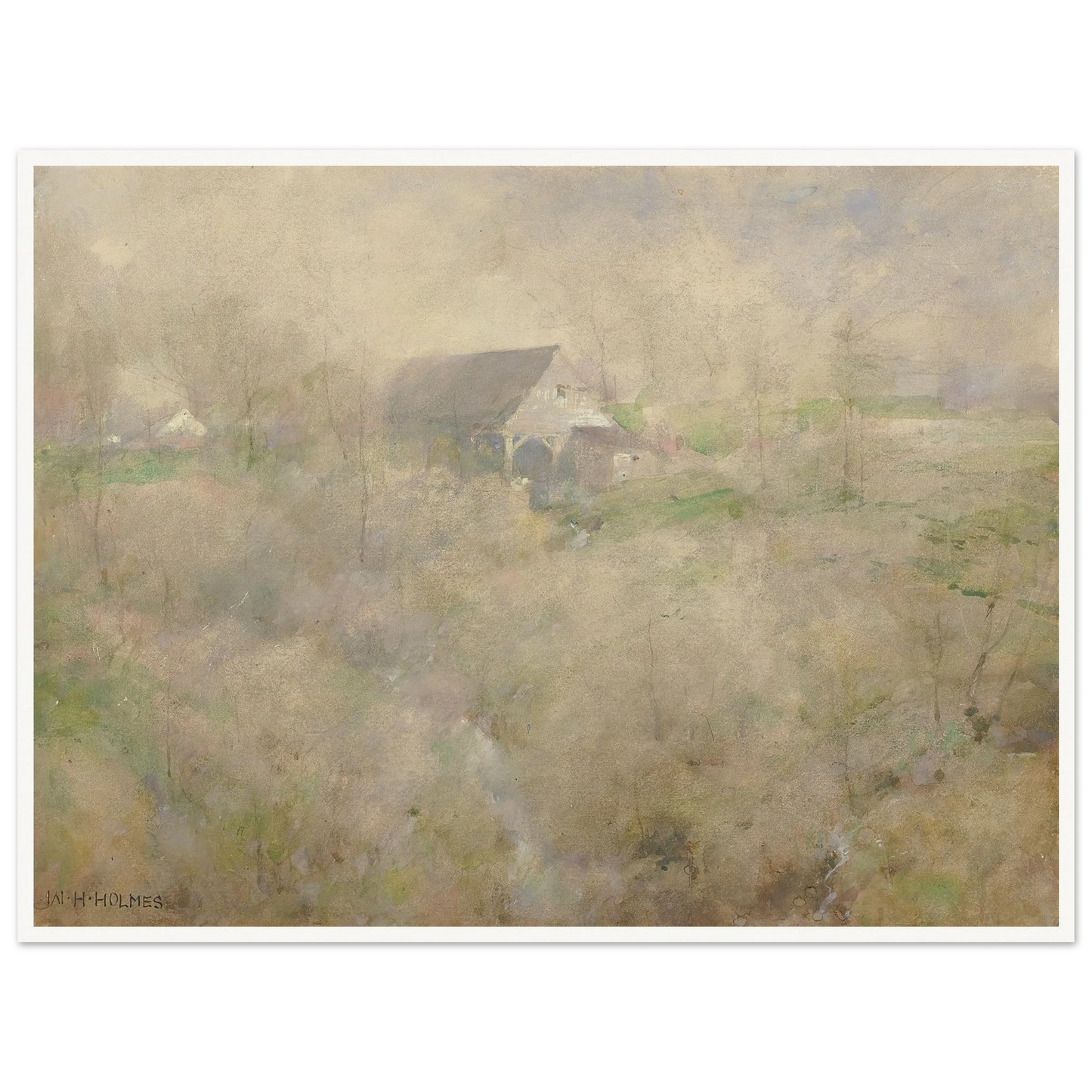 My Old Mill, Holmescroft, Near Rockville Art Print | William Henry Holmes-Quipham Collections