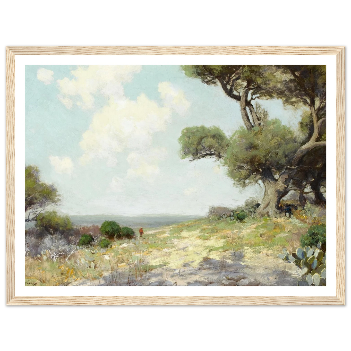 In the Hills — Southwest Texas (1912) Art Print | Julian Onderdonk-Quipham Collections