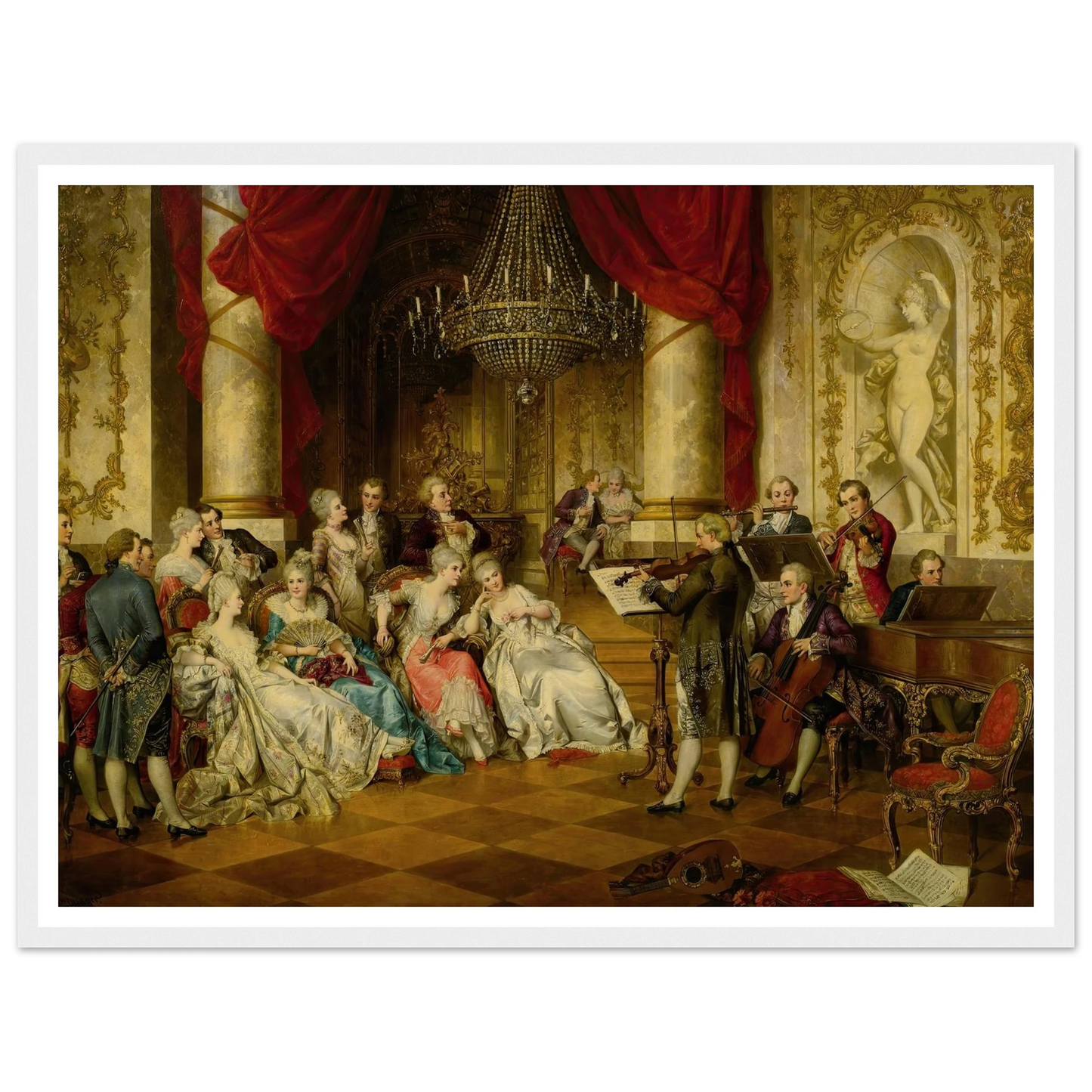The Recital Art Print | Carl Schweninger Jr-Quipham Collections
