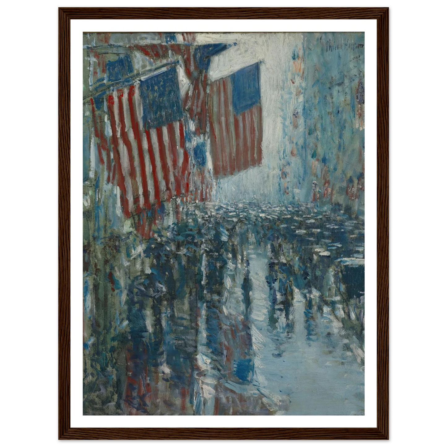 Rainy Day, Fifth Avenue (1916) Art Print | Childe Hassam-Quipham Collections