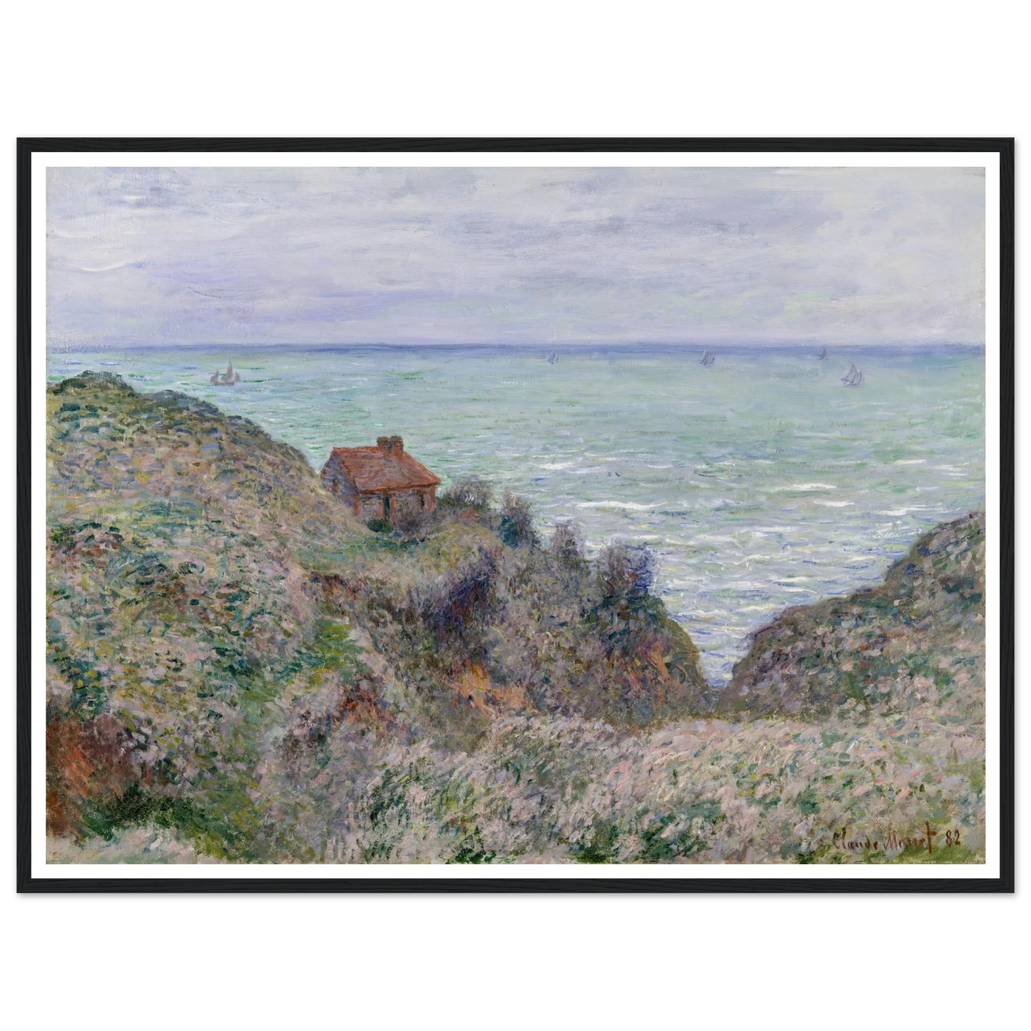 Cabin of the Customs Watch (1882) Art Print | Claude Monet-Quipham Collections