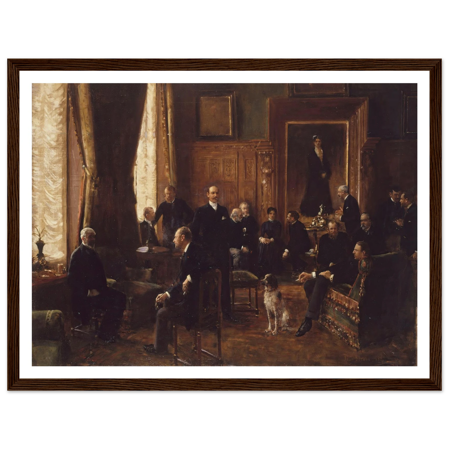 Le salon de la comtesse Potocka (1887) Art Print | Jean Beraud-Quipham Collections