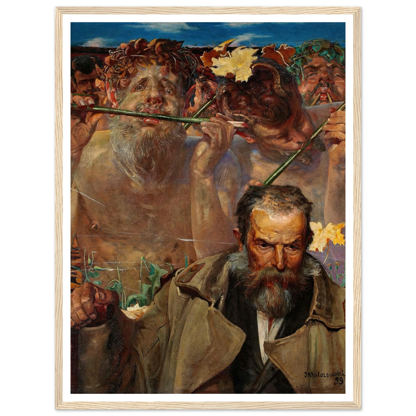 Story of a Song – Portrait of Adam Asnyk (1899) Art Print | Jacek Malczewski-Quipham Collections