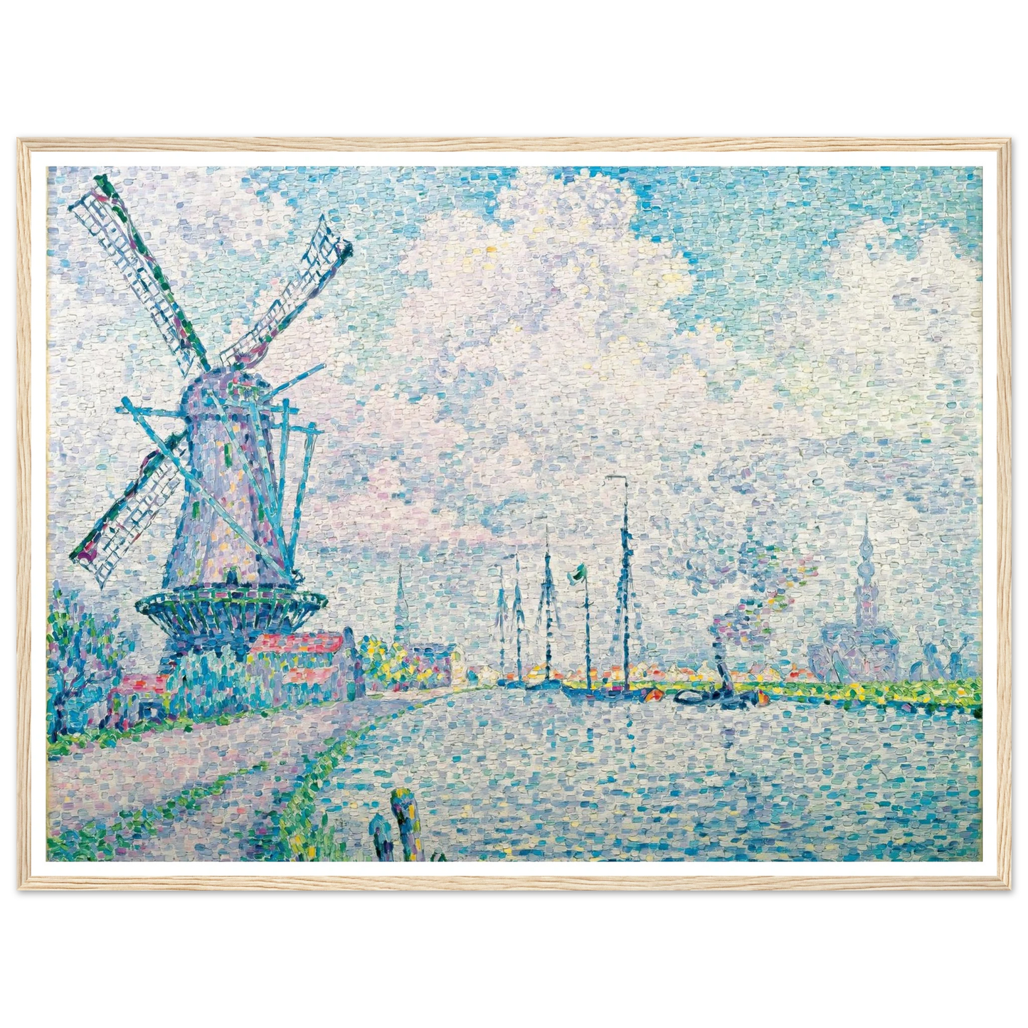 Canal of Overschie Art Print | Paul Signac-Quipham Collections