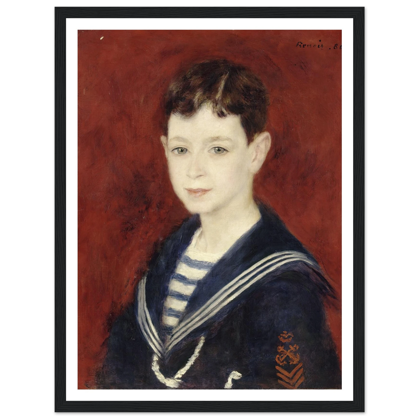 Fernand Halphen as a Boy (1880) Art Print | Pierre Auguste Renoir-Quipham Collections