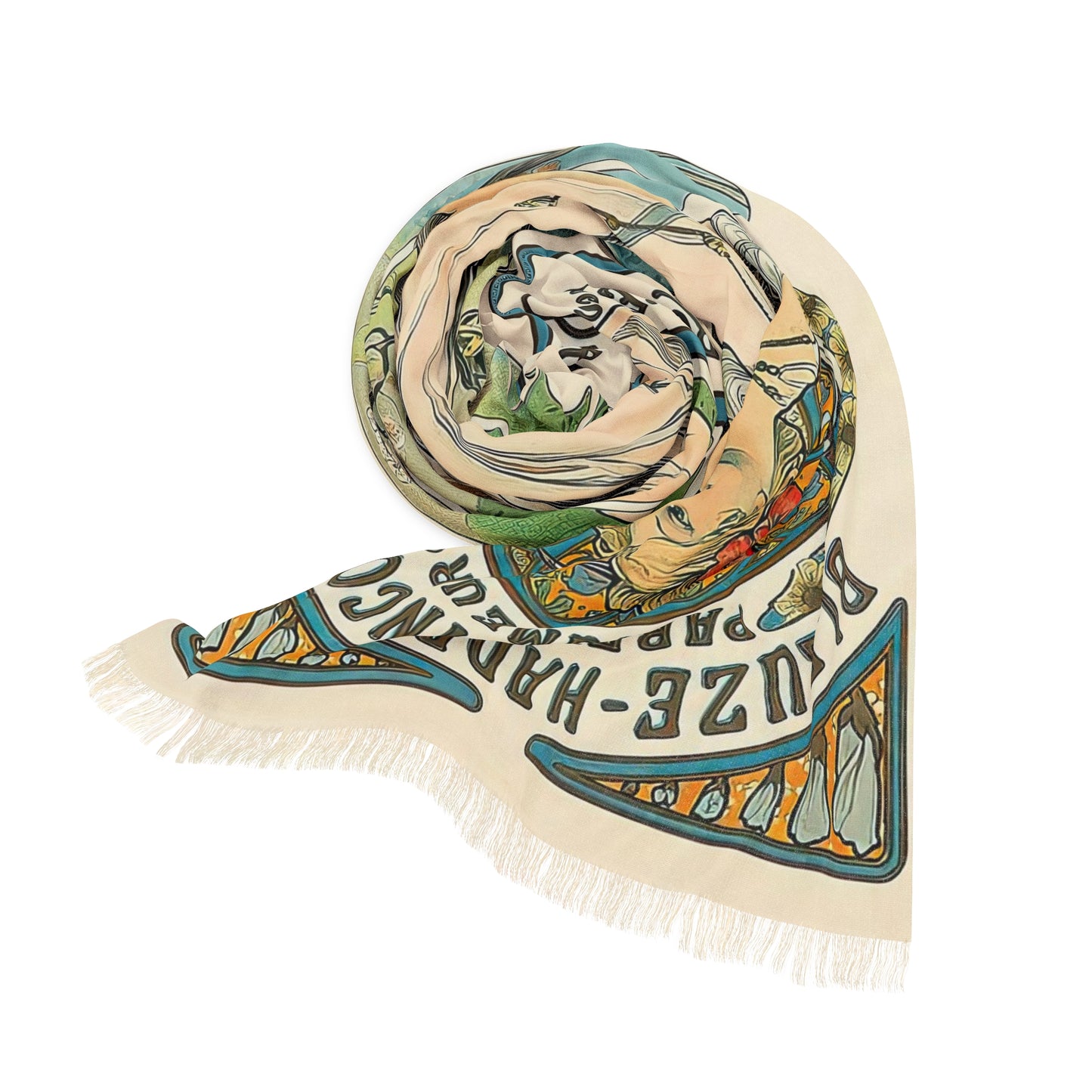 Bleuze-Hadancourt Parfumeur | Alphonse Mucha Scarf – Art Nouveau Scarf-Quipham Collections