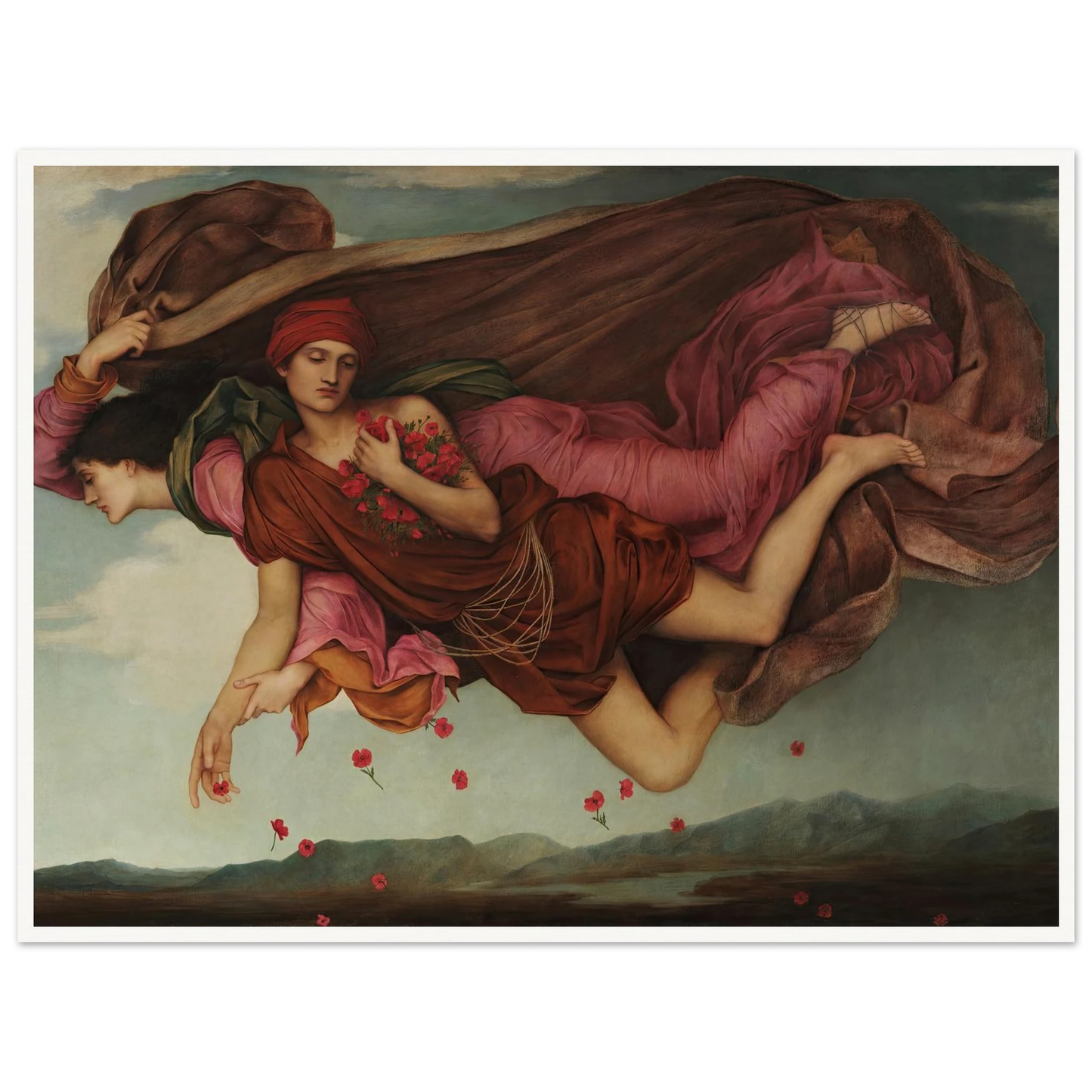 Night and Sleep (1878) Art Print | Evelyn de Morgan-Quipham Collections