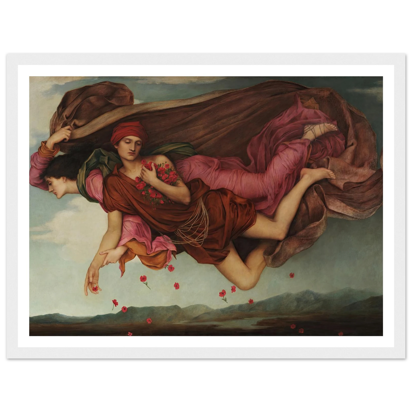 Night and Sleep (1878) Art Print | Evelyn de Morgan-Quipham Collections