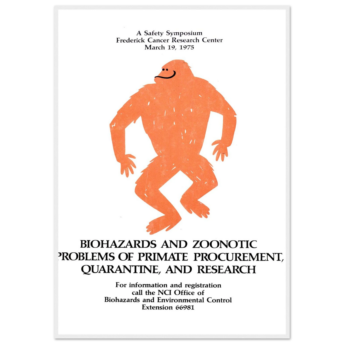 Biohazards and zoonotic problems of primate procurement, quarantine, and research (1975) Art Print | National Institutes of Health-Quipham Collections