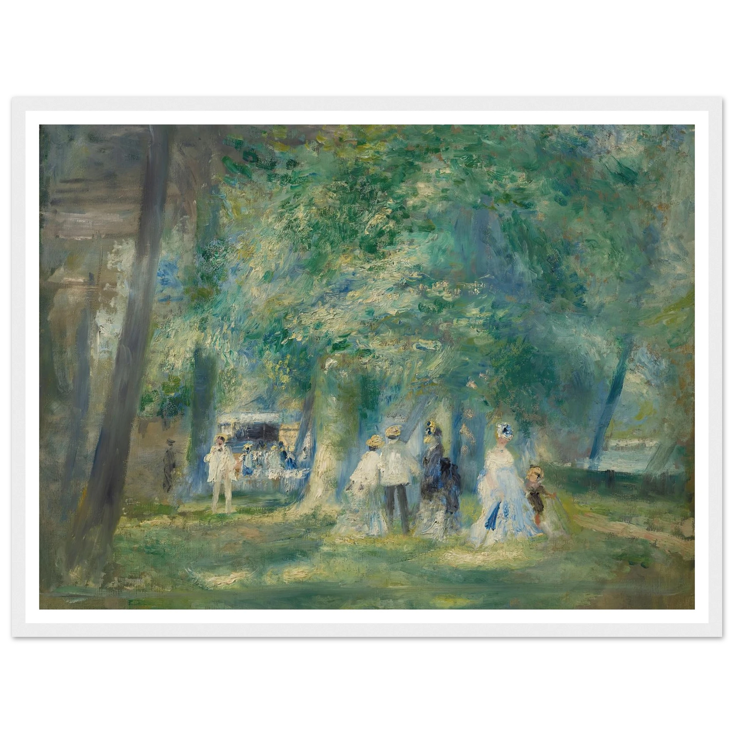 La fête à Saint-Cloud (1871) Art Print | Pierre Auguste Renoir-Quipham Collections