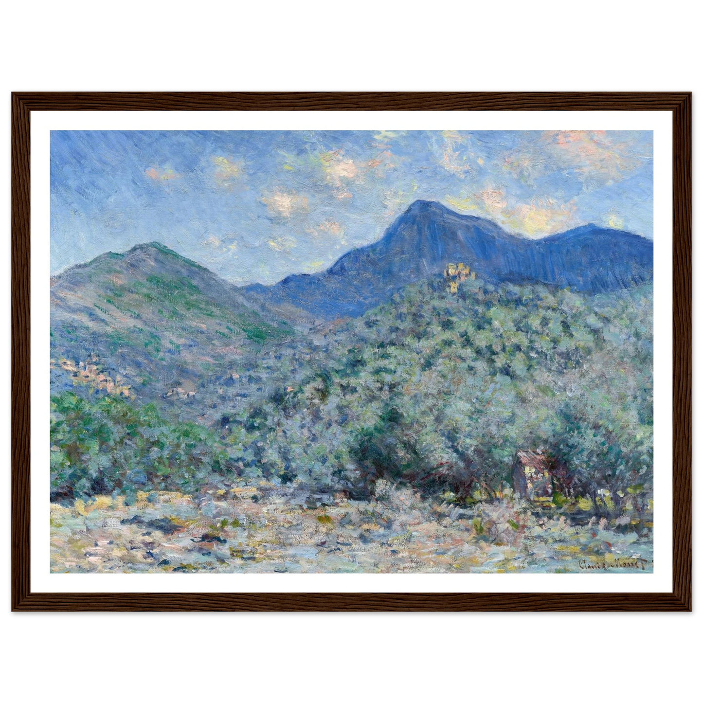 Valle Buona, Near Bordighera (1884) Art Print | Claude Monet-Quipham Collections