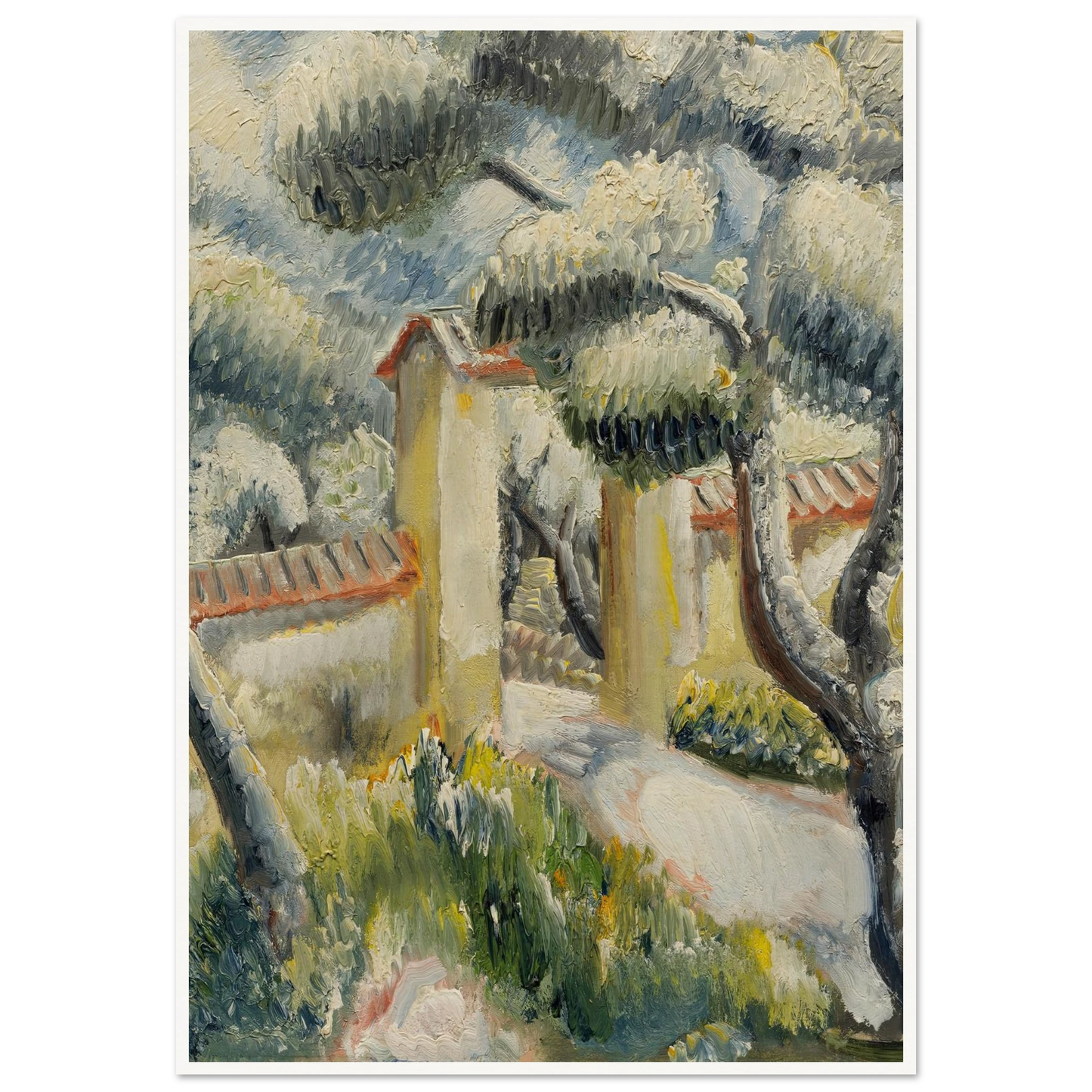 Landschaft in Südfrankreich (Parkausgang) (1939) Art Print | Paul Kleinschmidt-Quipham Collections