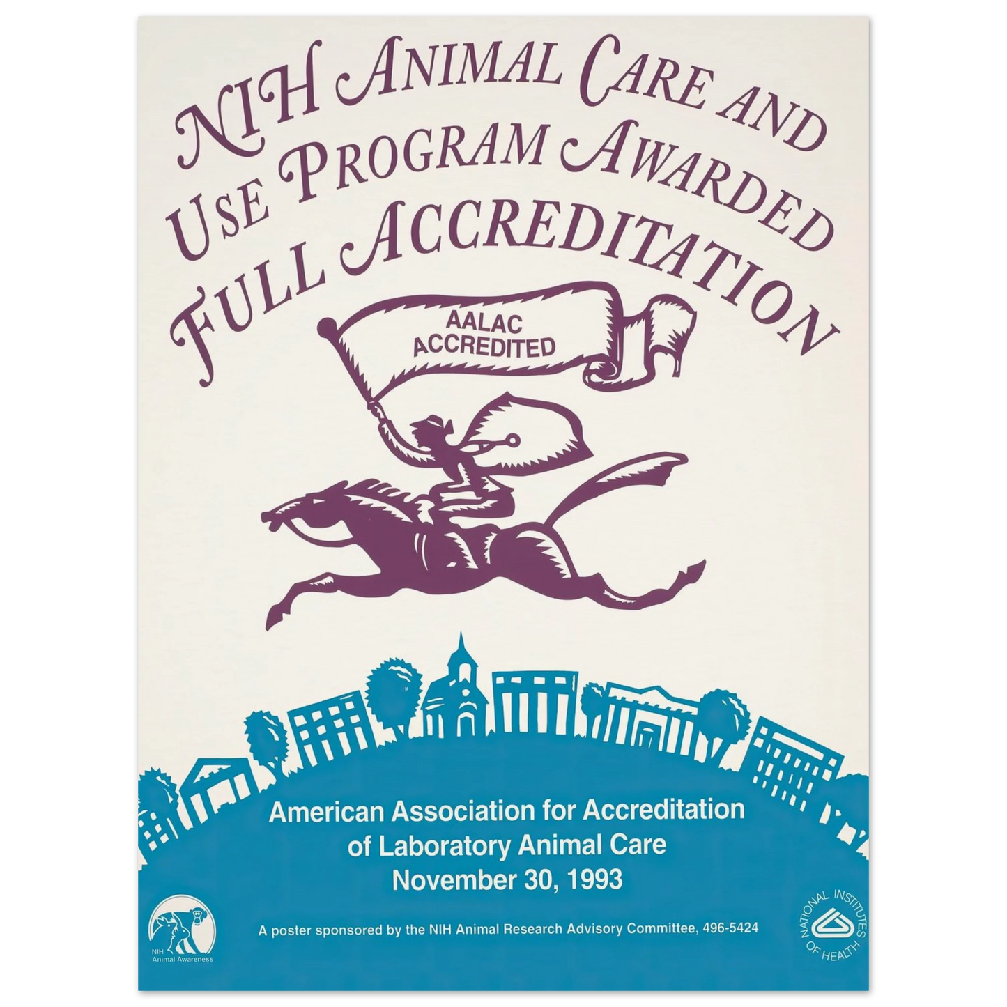 NIH Animal Care and Use Program awarded full accreditation (1993) Art Print | National Institutes of Health-Quipham Collections