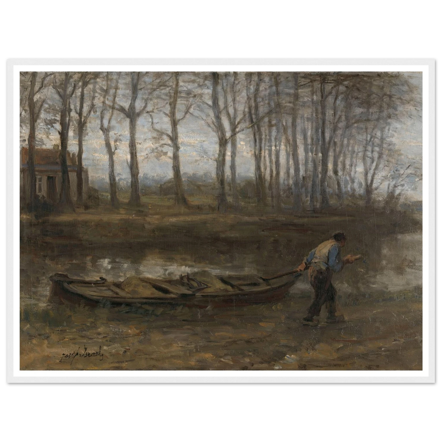 The Sand Bargeman (1887) Art Print | Jozef Israels-Quipham Collections