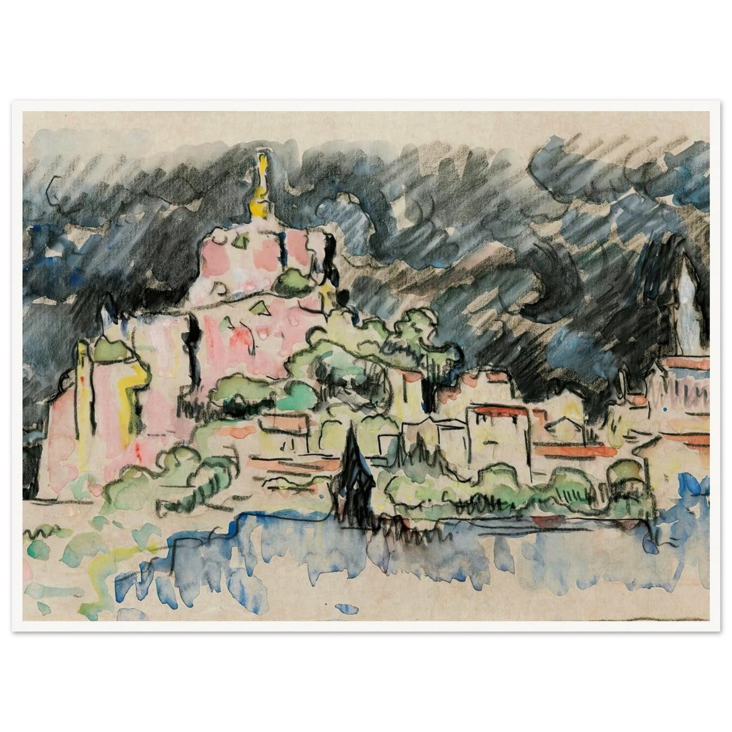 Le Puy-En-Velay, Ciel D’orage Art Print | Paul Signac-Quipham Collections