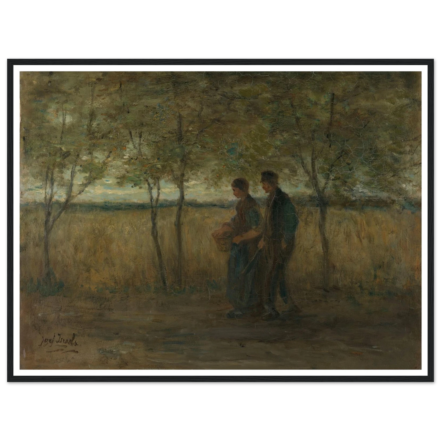‘Turning homewards’ (1860 - 1911) Art Print | Jozef Israels-Quipham Collections