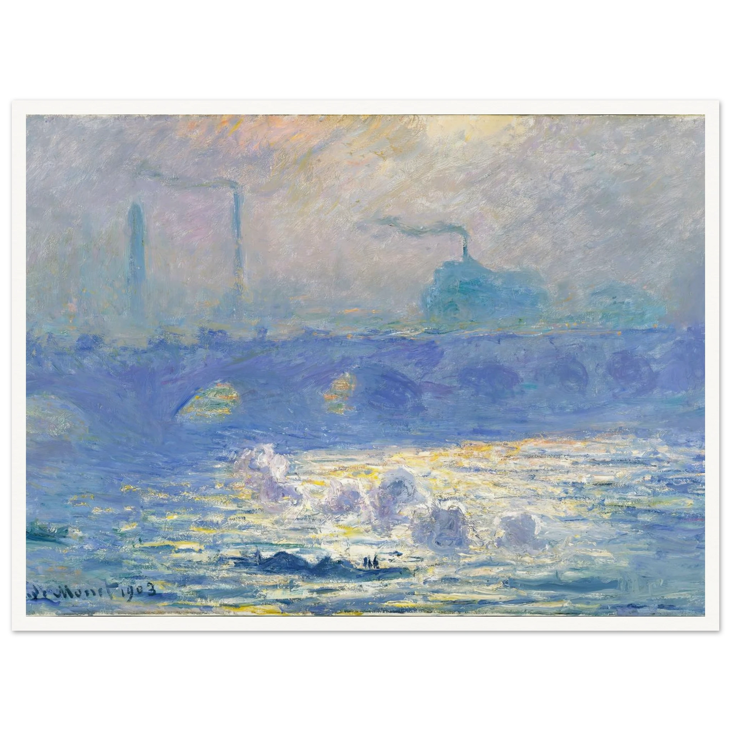 Waterloo Bridge (1903) Art Print | Claude Monet-Quipham Collections