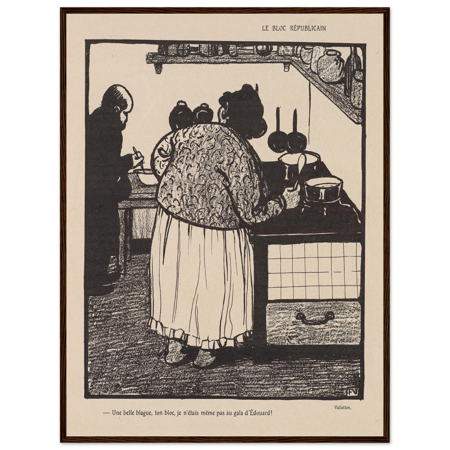 22 mai 1903 Art Print | Felix Vallotton-Quipham Collections
