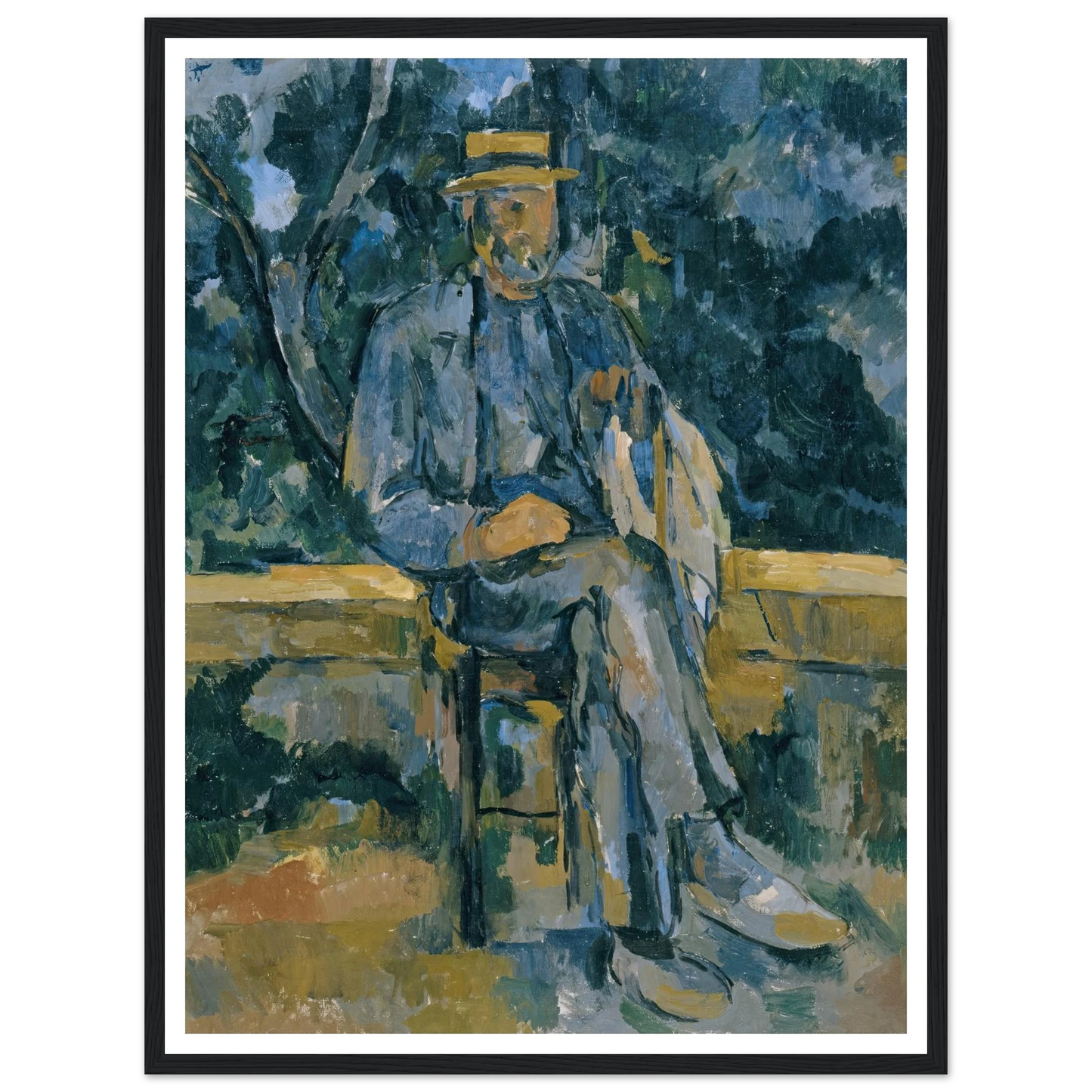 Portrait of Peasant (from 1905 until 1906) Art Print | Paul Cezanne-Quipham Collections