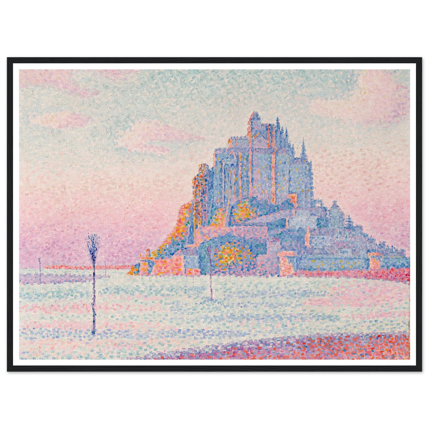 Mont Saint-Michel, Setting Sun (1897) Art Print | Paul Signac-Quipham Collections