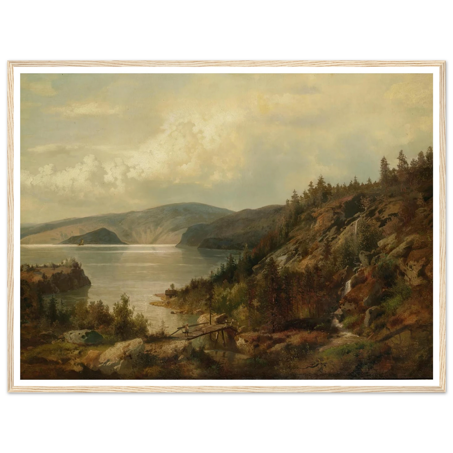 The Old Bridge Art Print | Hermann Ottomar Herzog-Quipham Collections