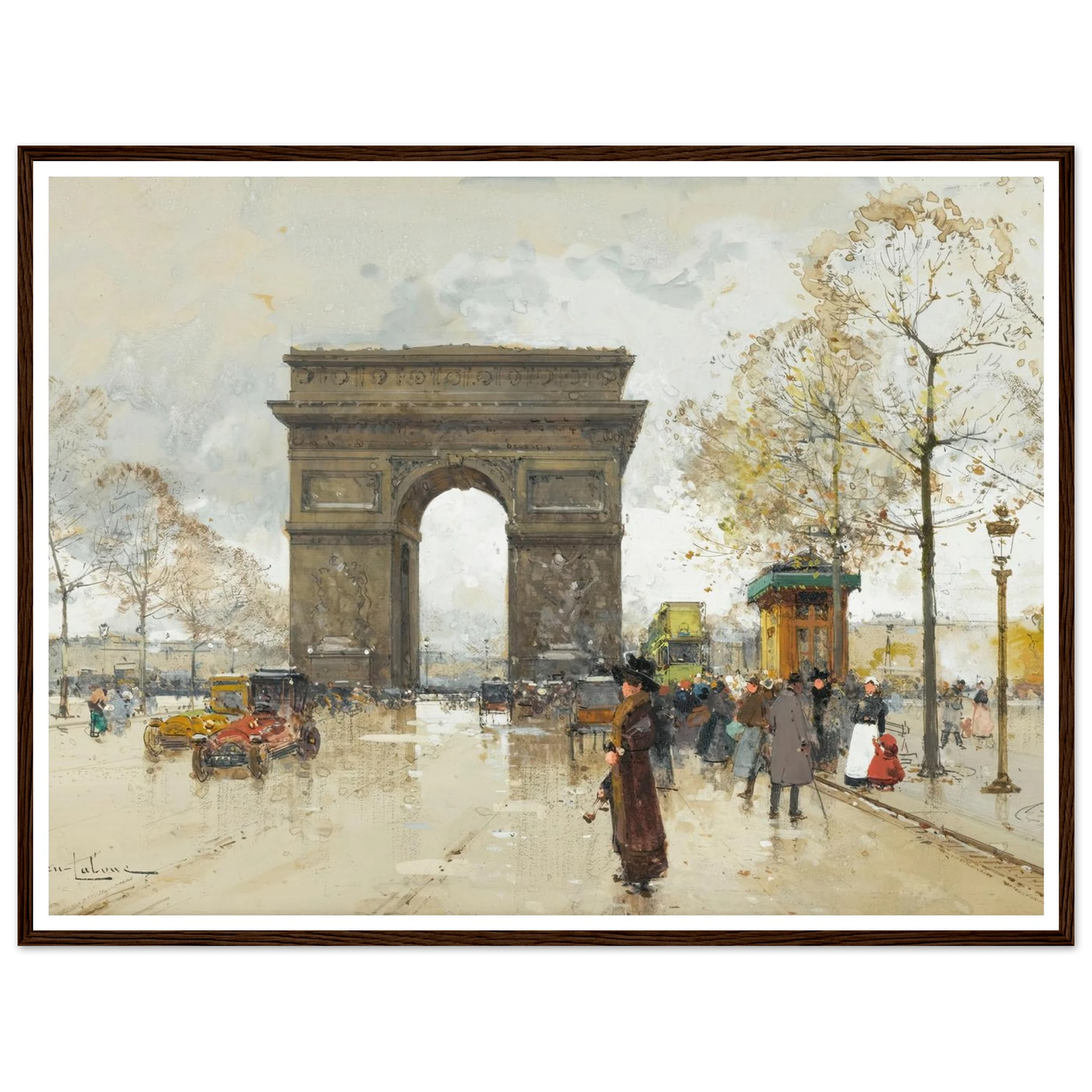 L’arc De Triomphe Art Print | Eugene Galien Laloue-Quipham Collections