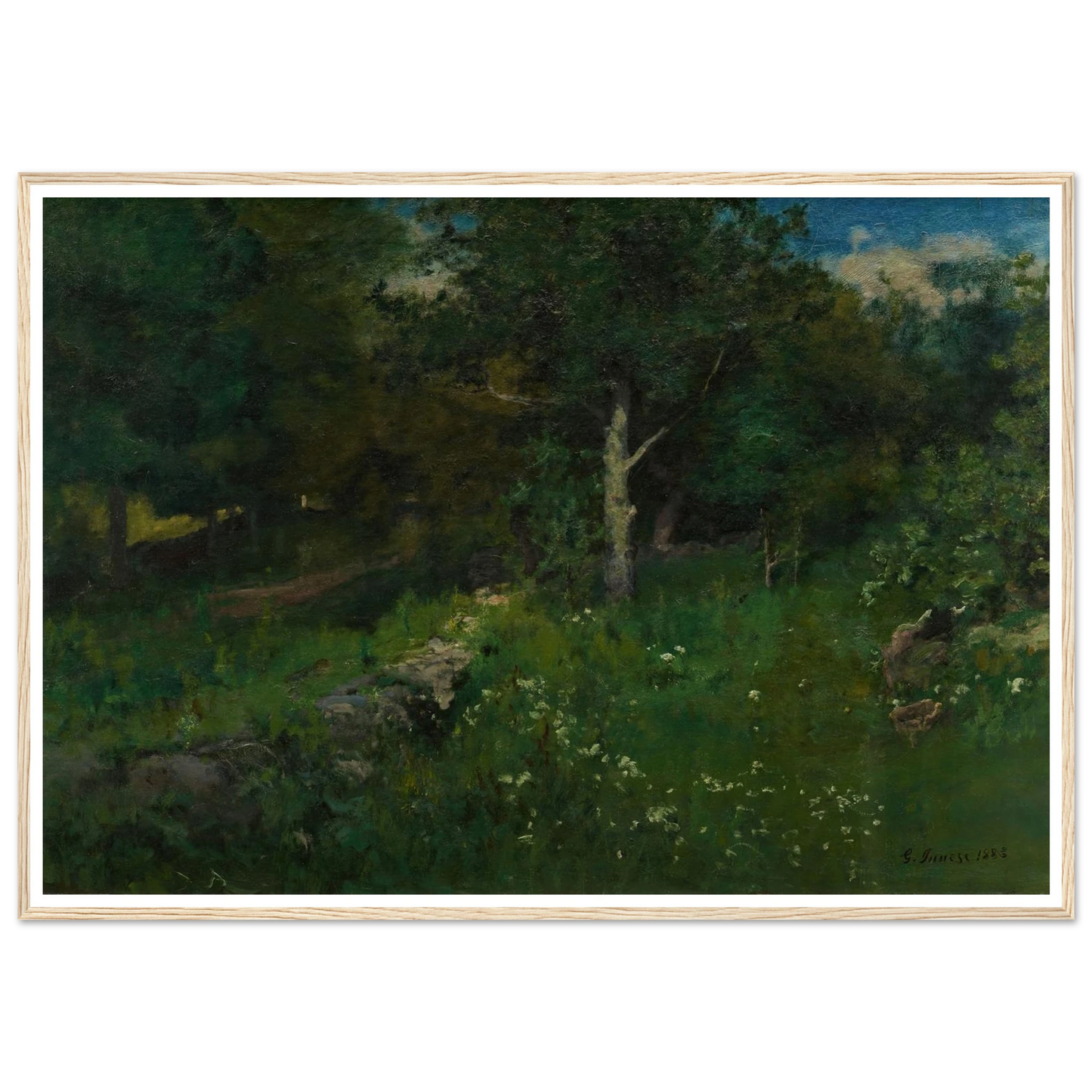Summer Foliage (1883) Art Print | George Inness-Quipham Collections
