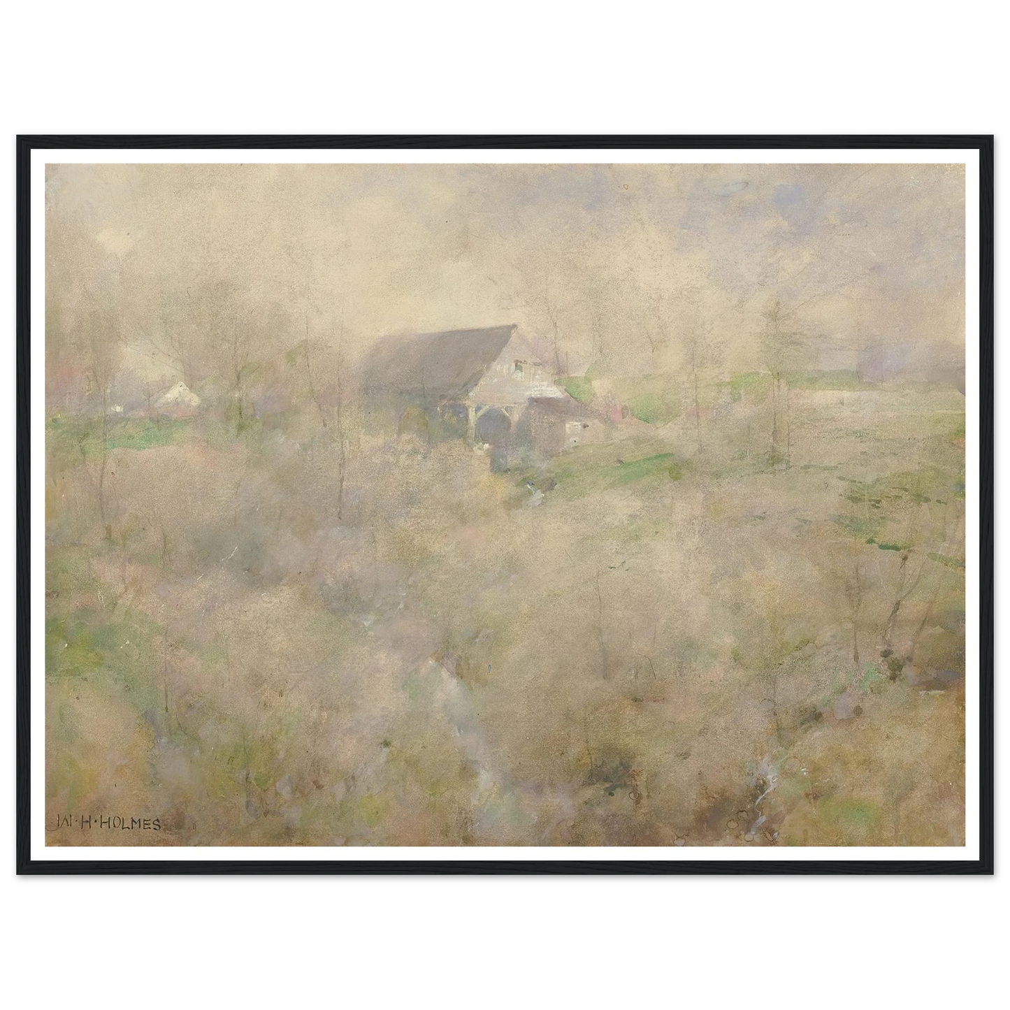 My Old Mill, Holmescroft, Near Rockville Art Print | William Henry Holmes-Quipham Collections
