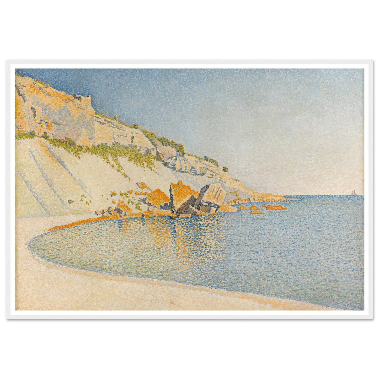 Cassis, Cap Lombard, Opus 196 Art Print | Paul Signac-Quipham Collections