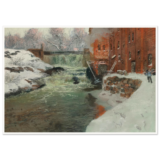 Effet de neige (1897) Art Print | Frits Thaulow-Quipham Collections