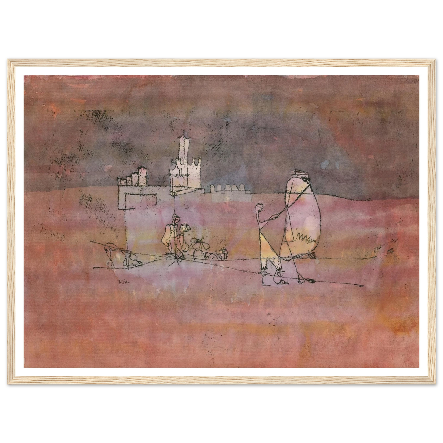 Episode Before an Arab Town (1923) Art Print | Paul Klee-Quipham Collections