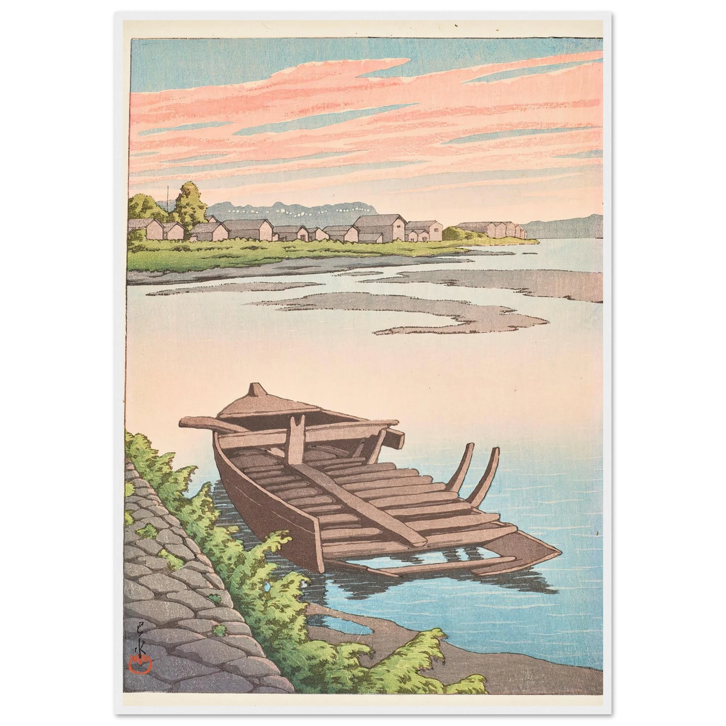 Akita Tsuchizaki (1928) Art Print | Kawase Hasui-Quipham Collections
