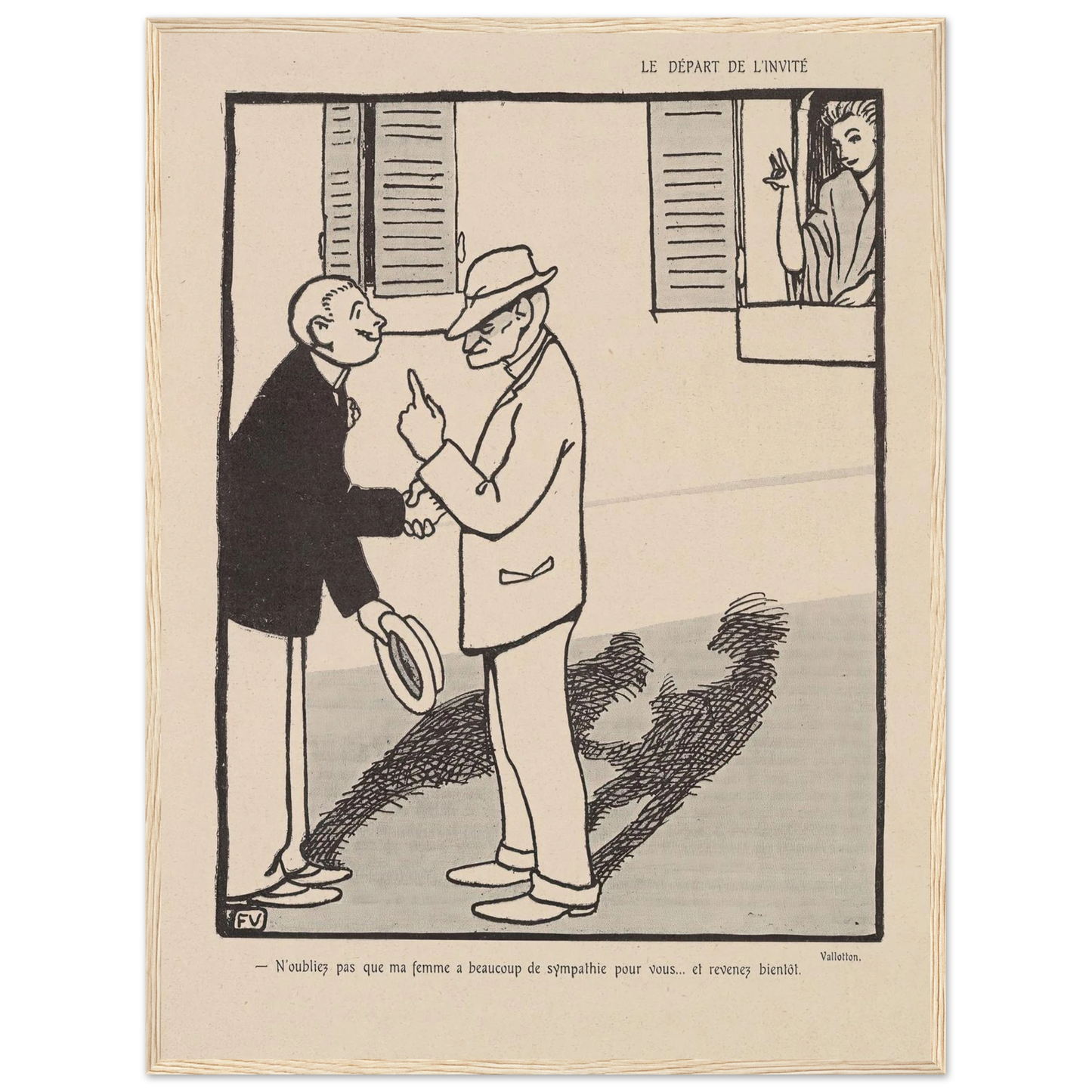 22 août 1903 Art Print | Felix Vallotton-Quipham Collections
