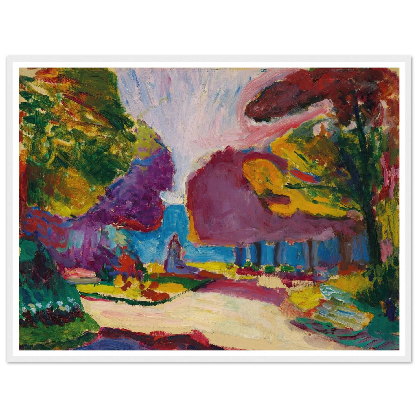 Jardin du Luxembourg, Paris (1902) Art Print | Henri Matisse-Quipham Collections