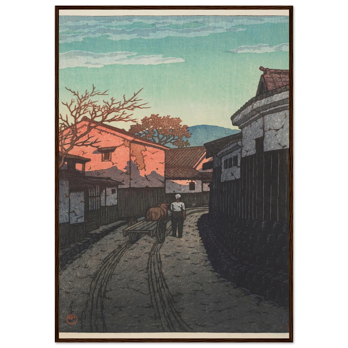 Kagawa-ken Wadahama (Wadahama in Kagawa Prefecture) (1954) Art Print | Kawase Hasui-Quipham Collections