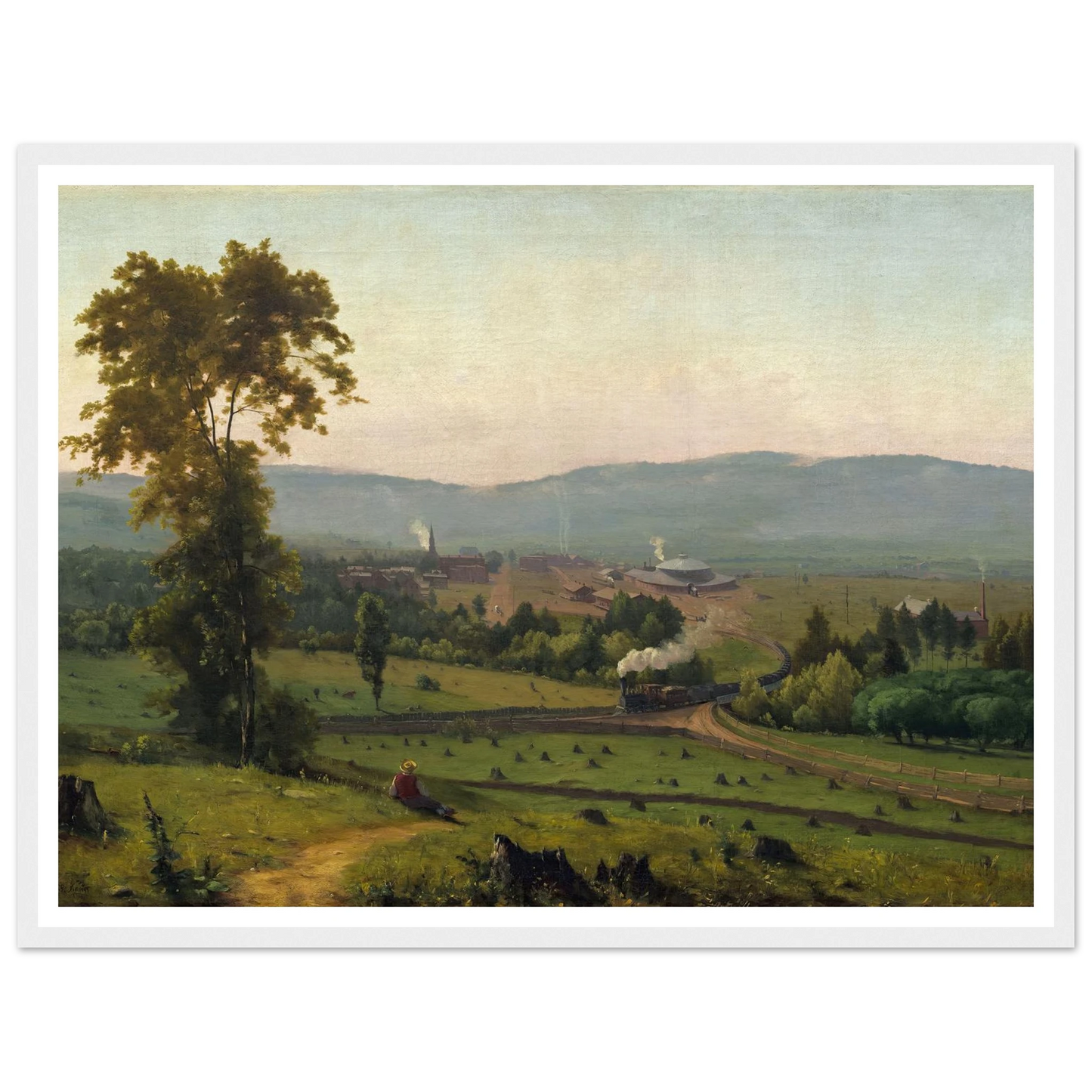 The Lackawanna Valley (c. 1856) Art Print | George Inness-Quipham Collections