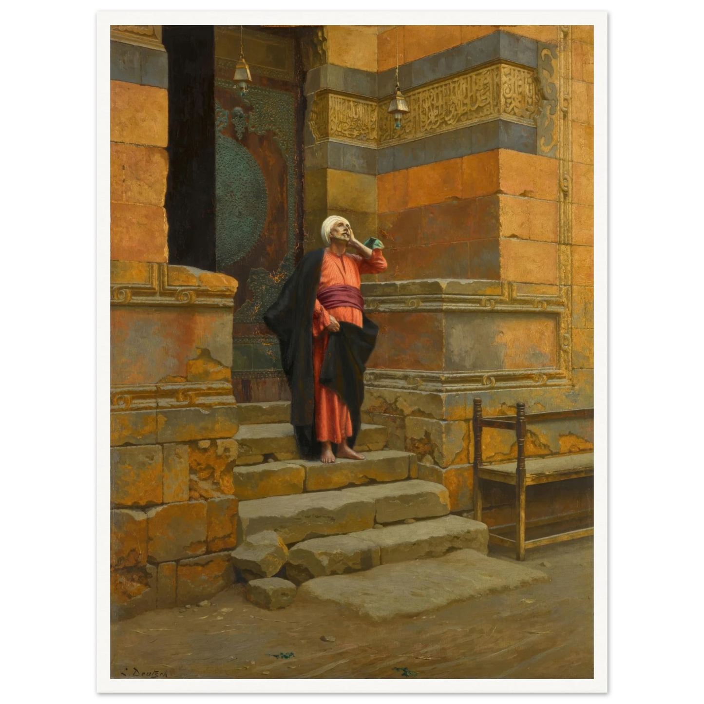 Before the Mosque Art Print | Ludwig Deutsch-Quipham Collections