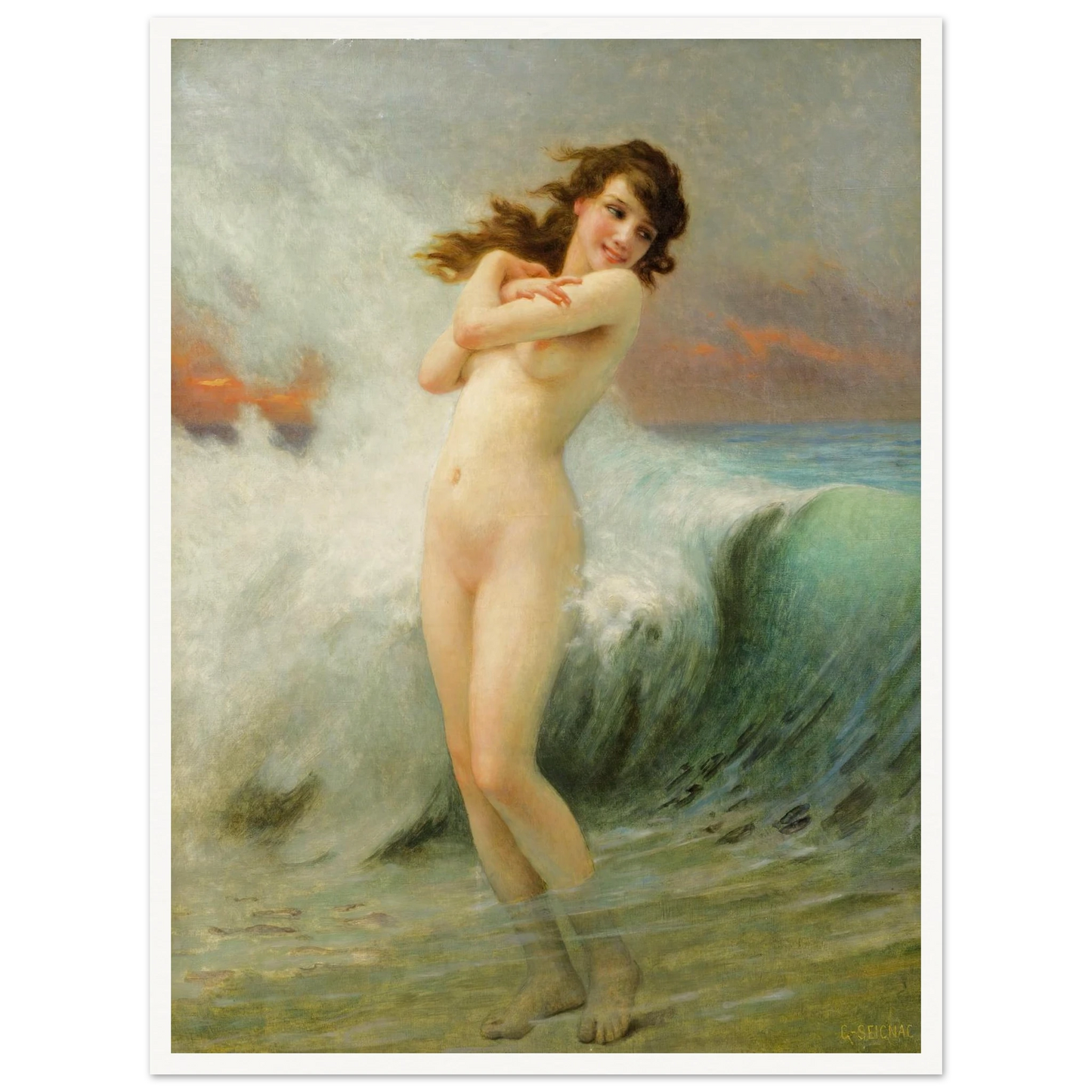 The Wave Art Print | Guillaume Seignac-Quipham Collections