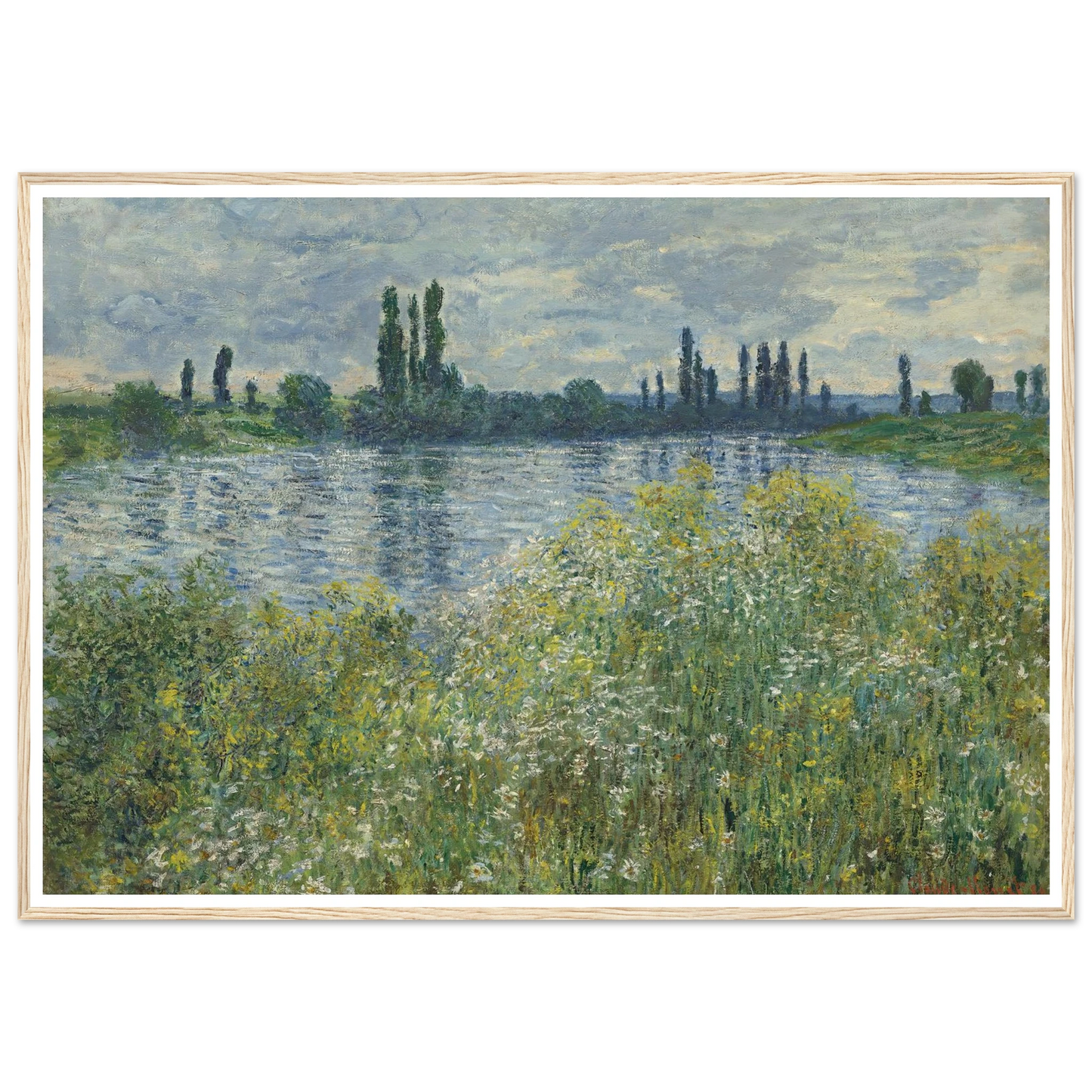 Banks of the Seine,Vétheuil (1880) Art Print | Claude Monet-Quipham Collections