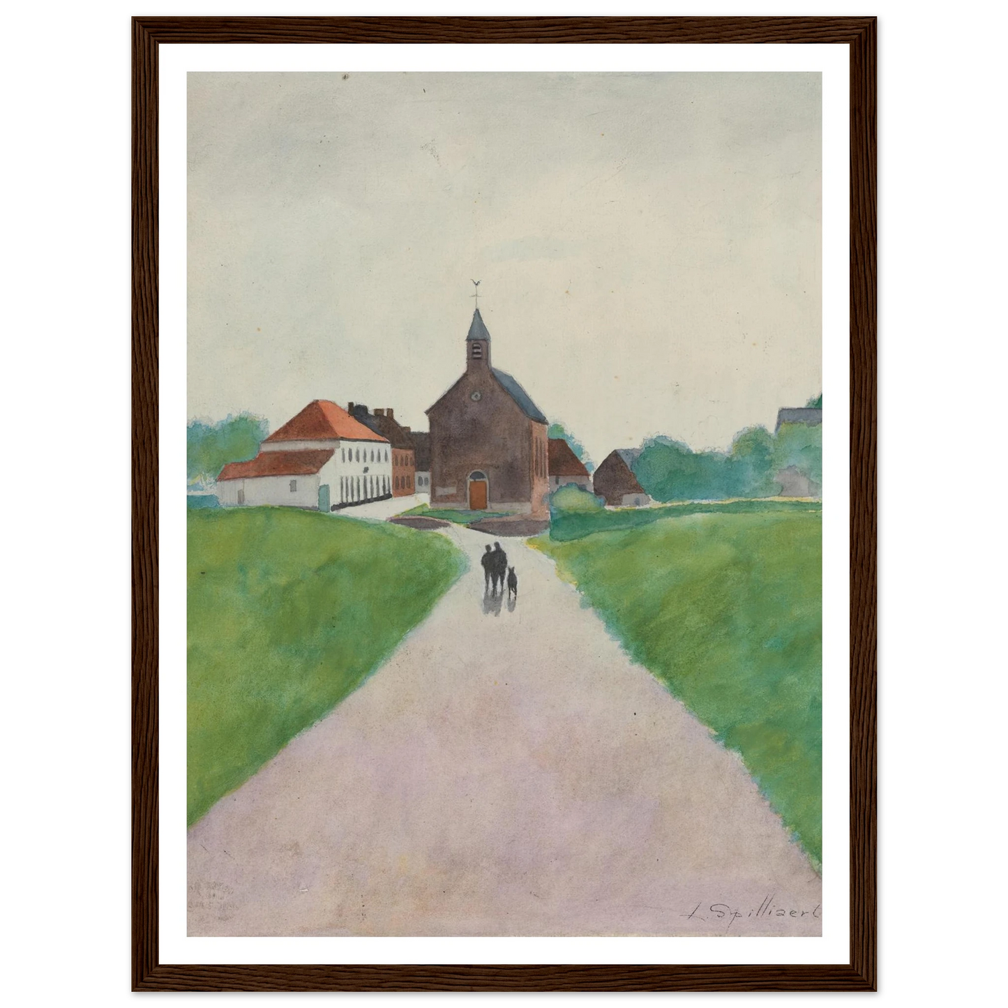 Au temps que Nanette était perdue pl. 4 (1931) Art Print | Leon Spilliaert-Quipham Collections