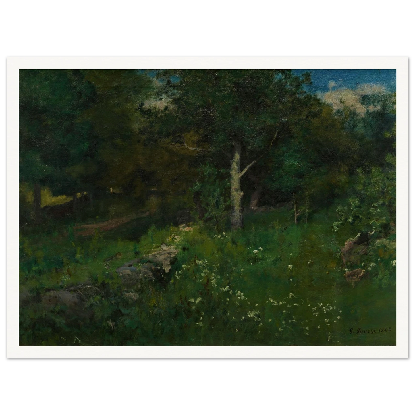 Summer Foliage (1883) Art Print | George Inness-Quipham Collections