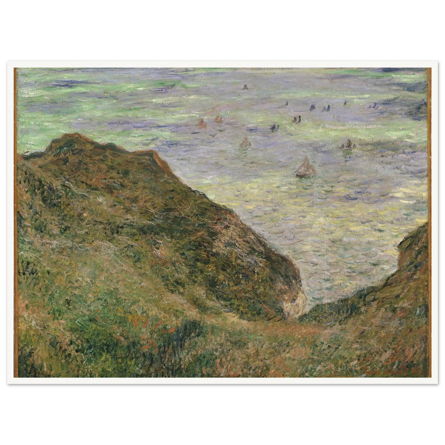 View over the Sea (1882) Art Print | Claude Monet-Quipham Collections